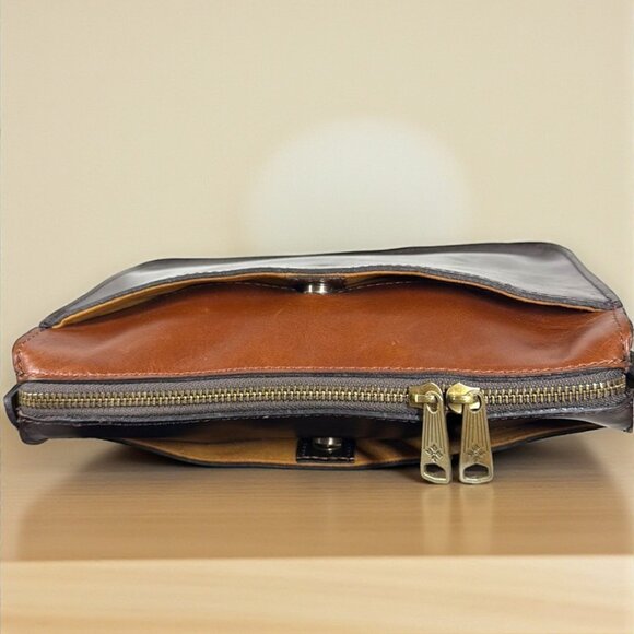 Patricia Nash Nazaire Owl Embroidery Colorblock Crossbody Bag with Dust Bag New - Picture 10 of 15